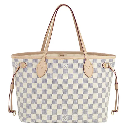 Bagsaaa N51110 Neverfull PM Shoulder Bag Damier Azur Canvas