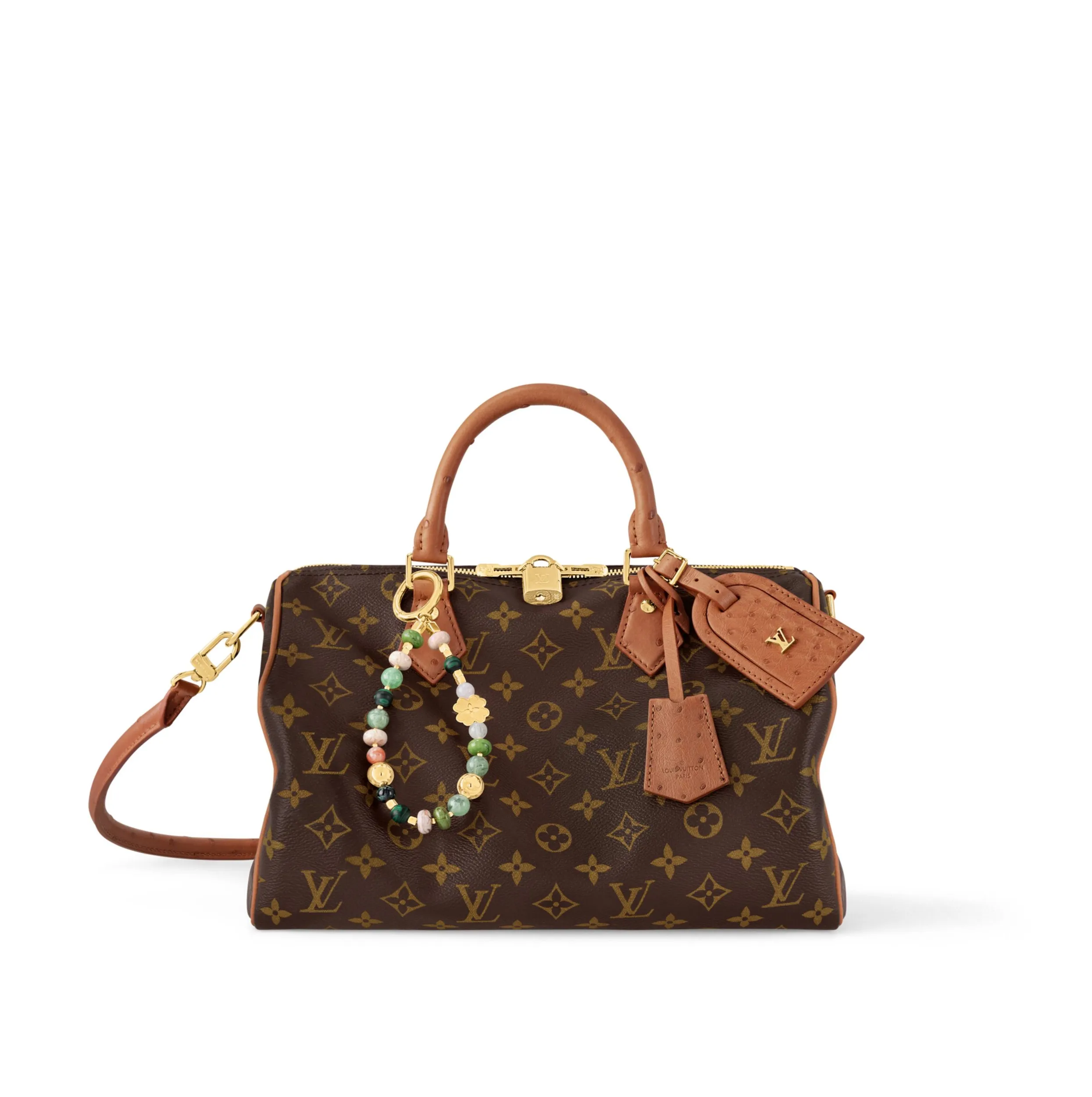 Bagsaaa N87212 Speedy Soft 30 Boho Monogram Tan