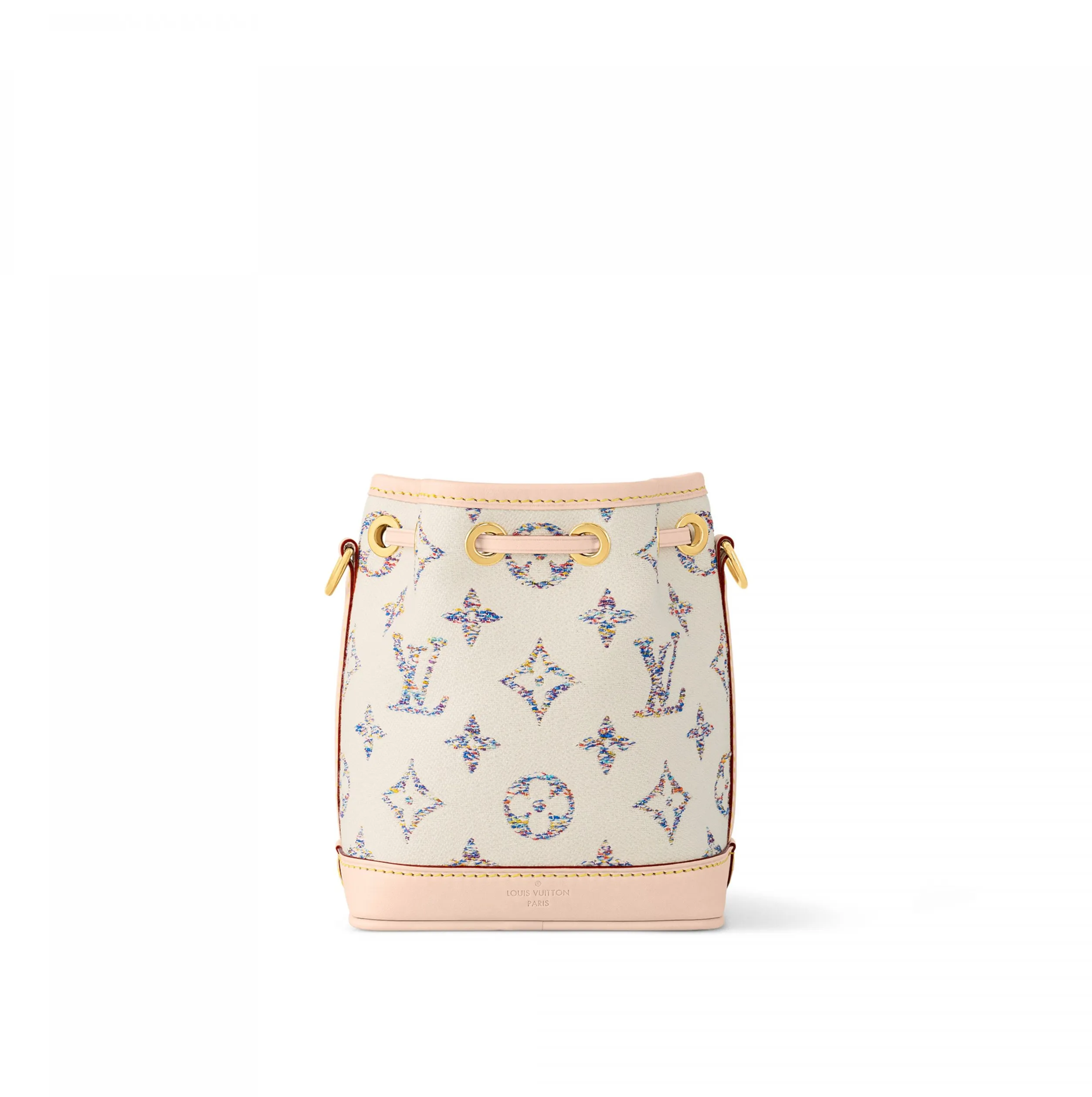 Shop shoulder bags Bagsaaa Nano Noé M83453 Multicolor White