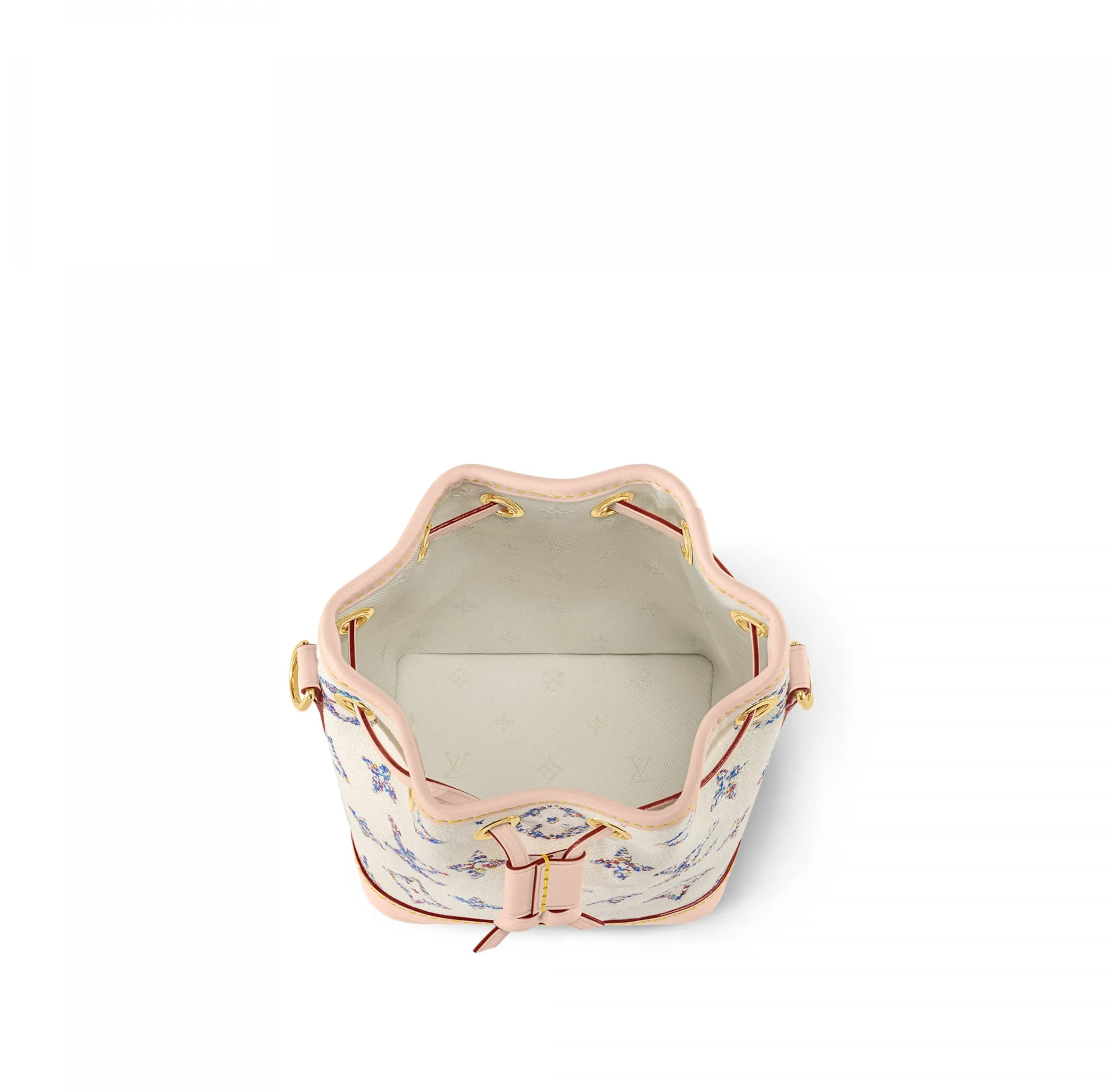 Shop shoulder bags Bagsaaa Nano Noé M83453 Multicolor White