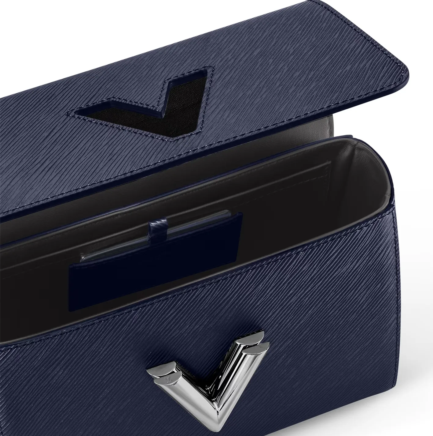 Shop shoulder bags Bagsaaa Navy Blue M21028 Twist MM