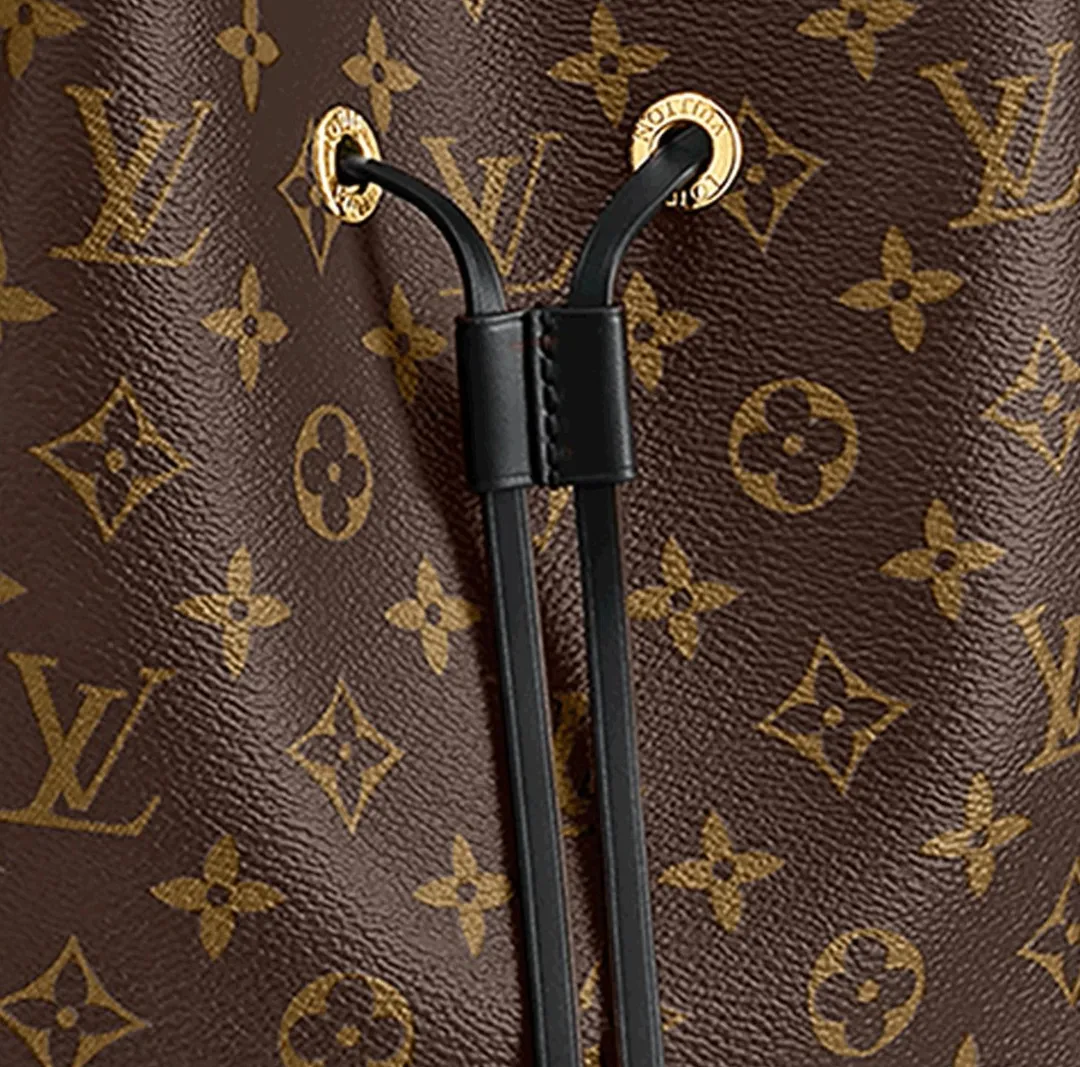 Lv shoes replica Bagsaaa Neonoe Monogram Black M44020
