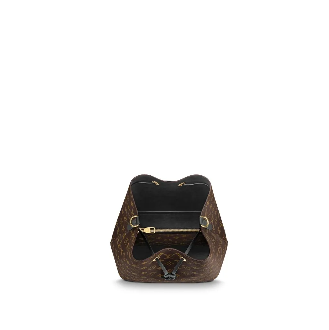 Lv shoes replica Bagsaaa Neonoe Monogram Black M44020