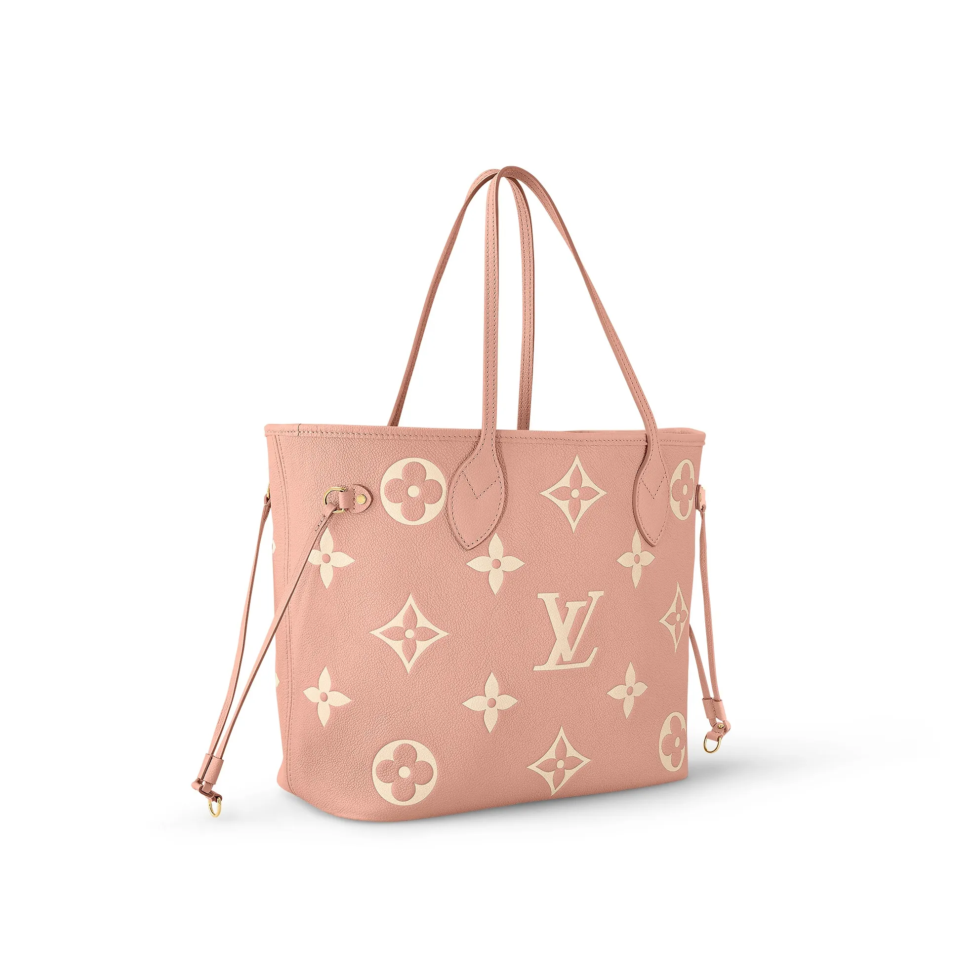 Original chanel store Bagsaaa Neverfull MM M46329 Trianon Pink   Cream