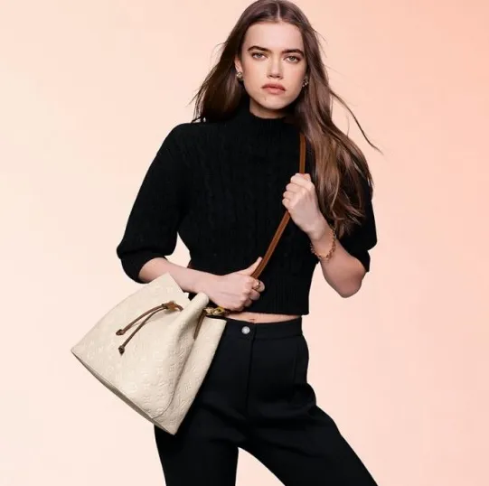 Replica bags lv Bagsaaa Néonoé MM Cream M45307