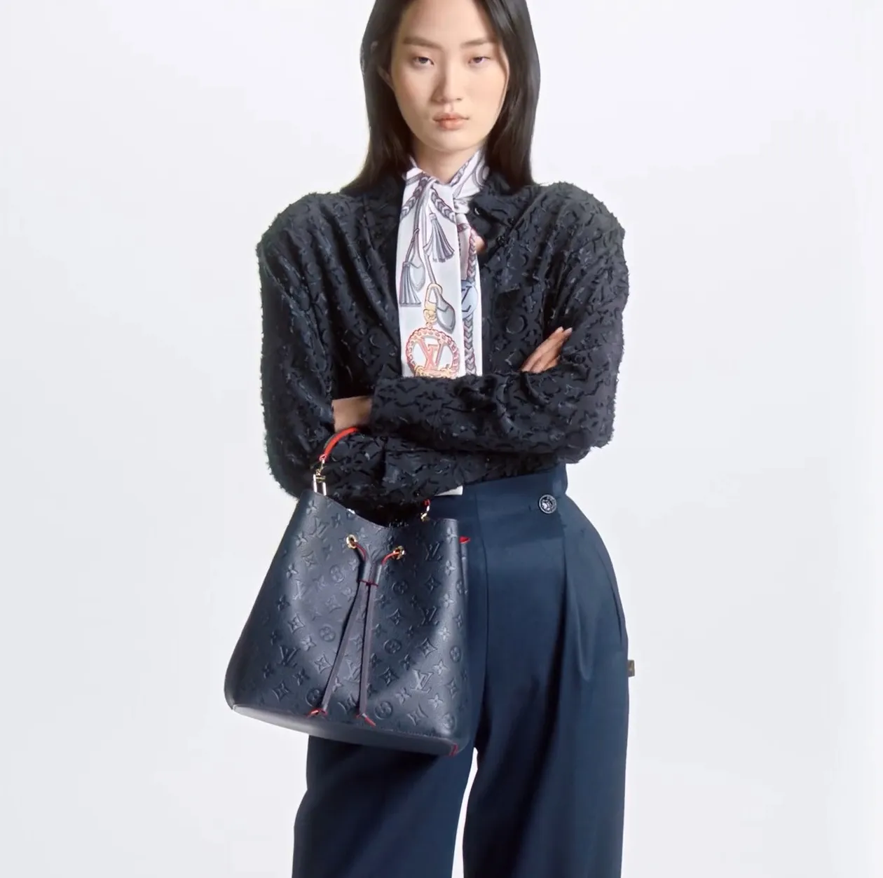Louis vuitton locations Bagsaaa Néonoé MM Navy M45306