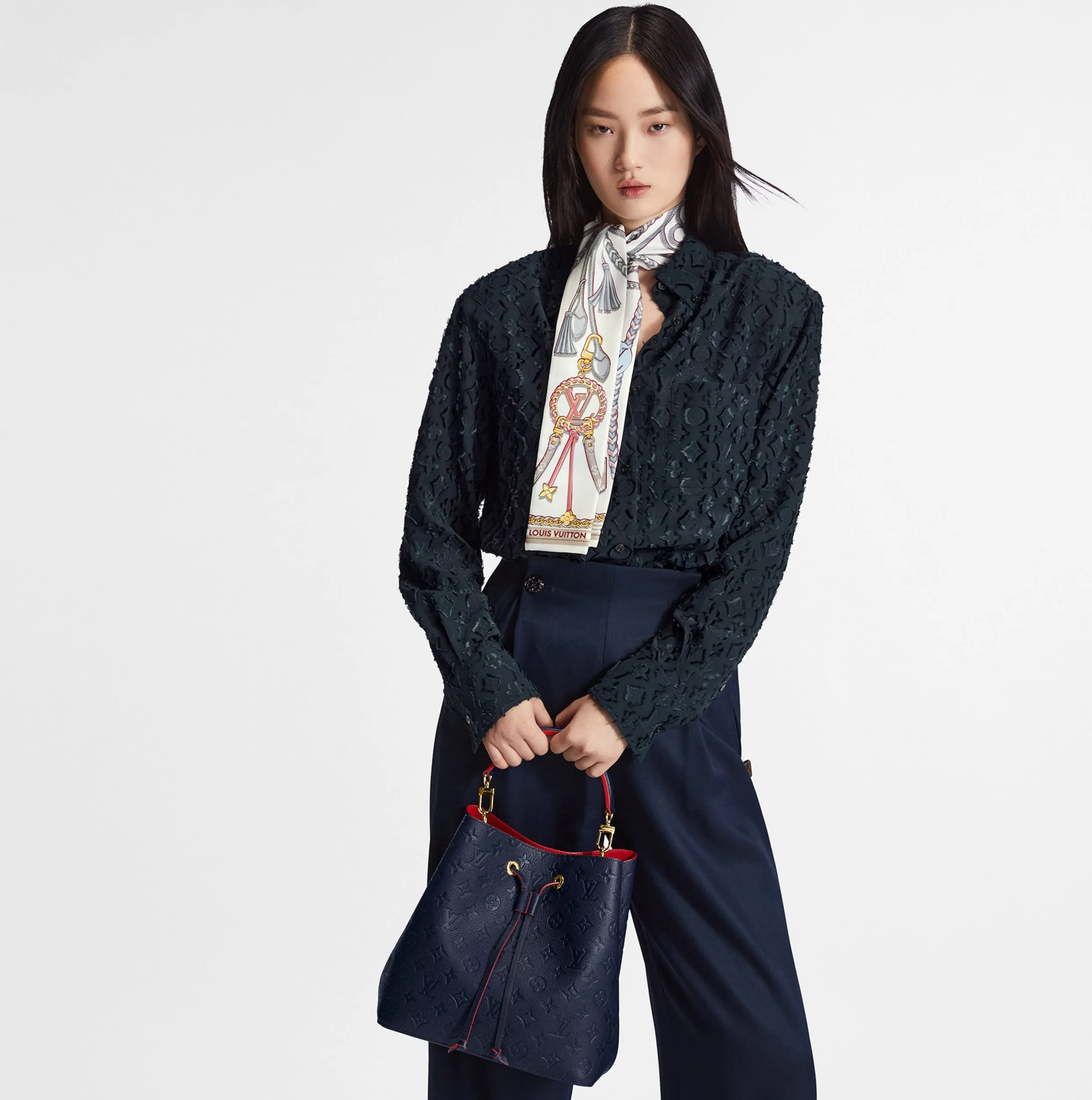 Louis vuitton locations Bagsaaa Néonoé MM Navy M45306