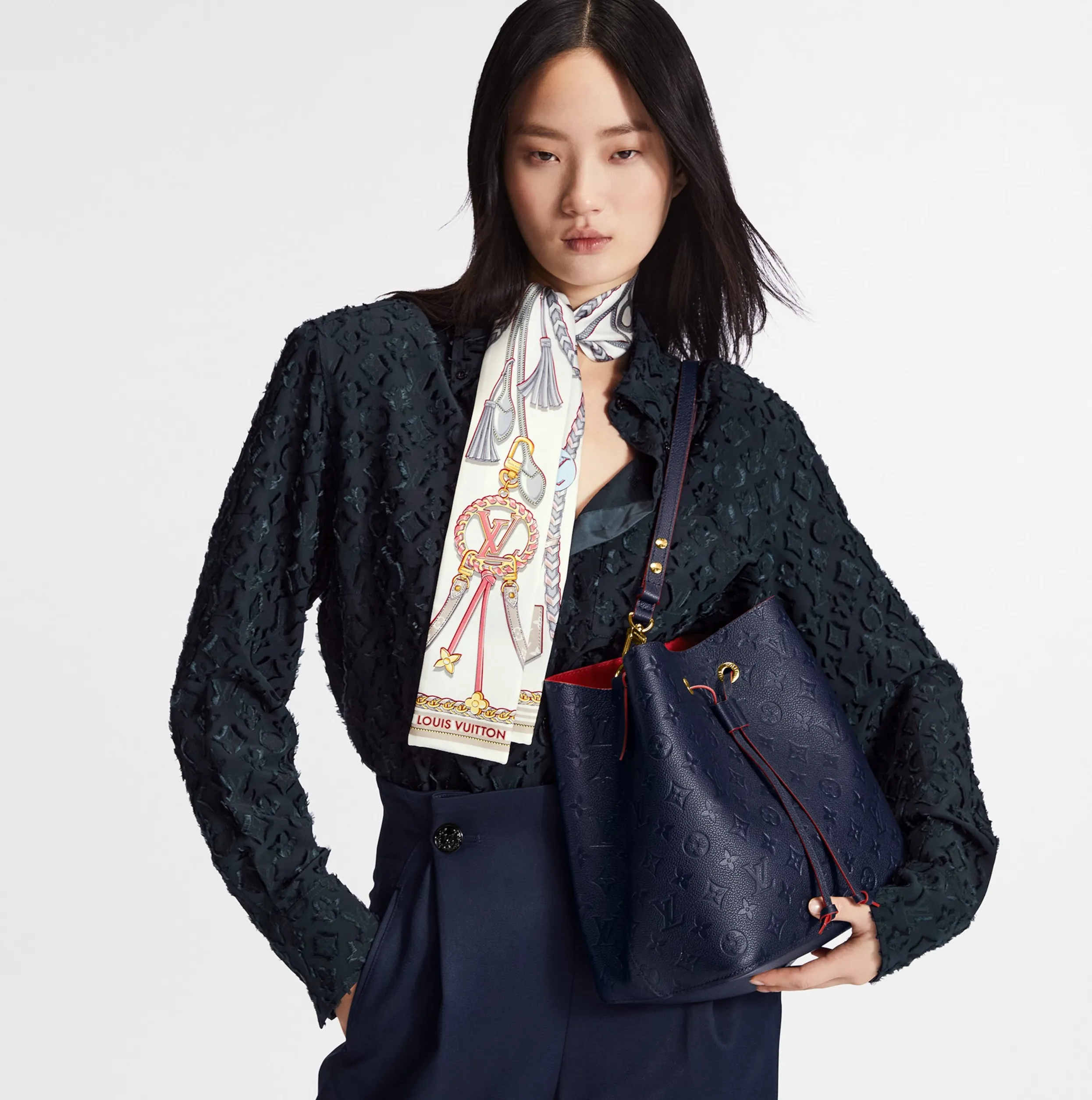 Louis vuitton locations Bagsaaa Néonoé MM Navy M45306