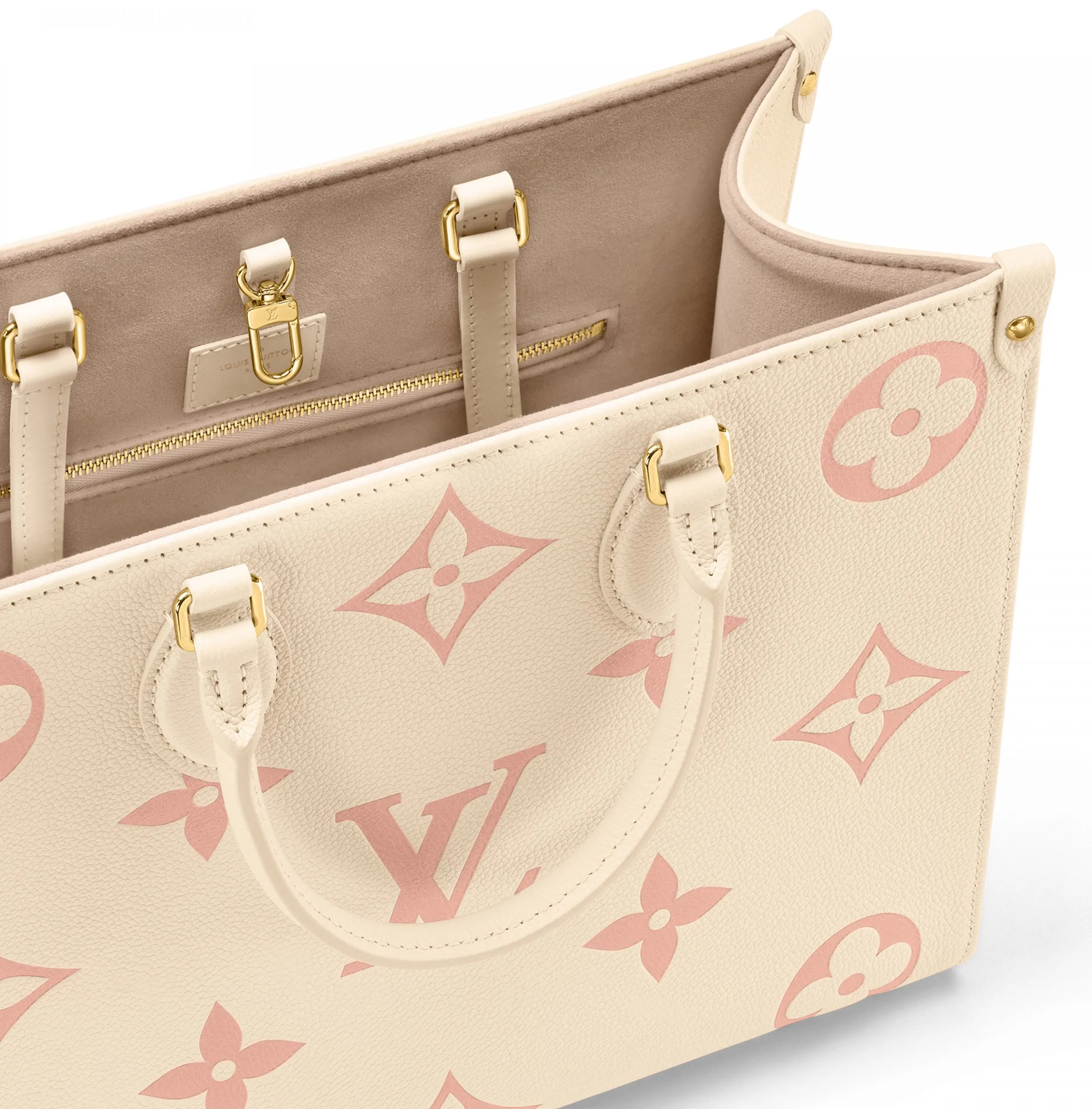 Balenciaga shoes replica Bagsaaa OnTheGo MM M21575 Crème Rose Trianon