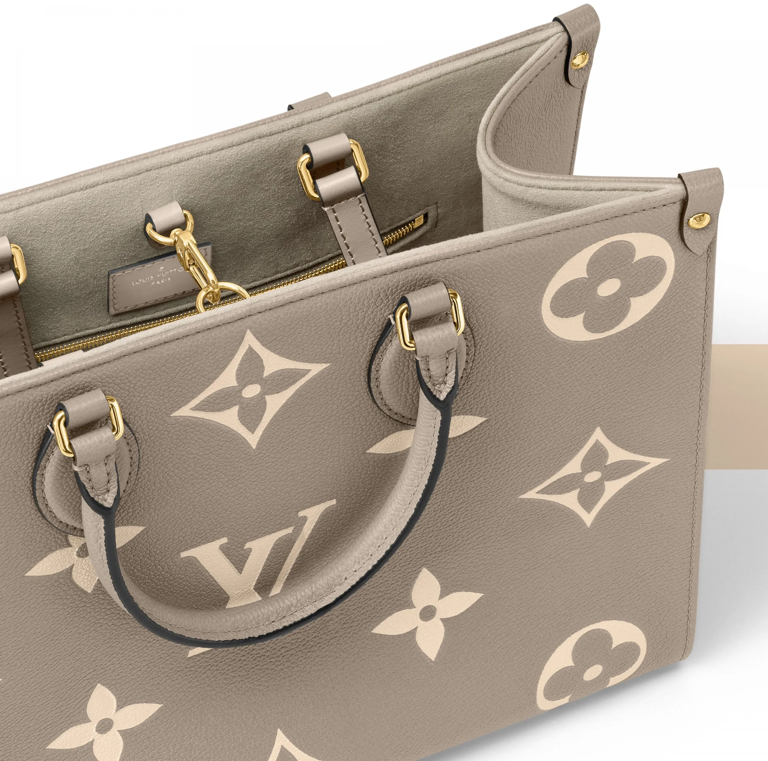 Lauren ralph lauren logo Bagsaaa OnTheGo MM M45494 Dove Cream