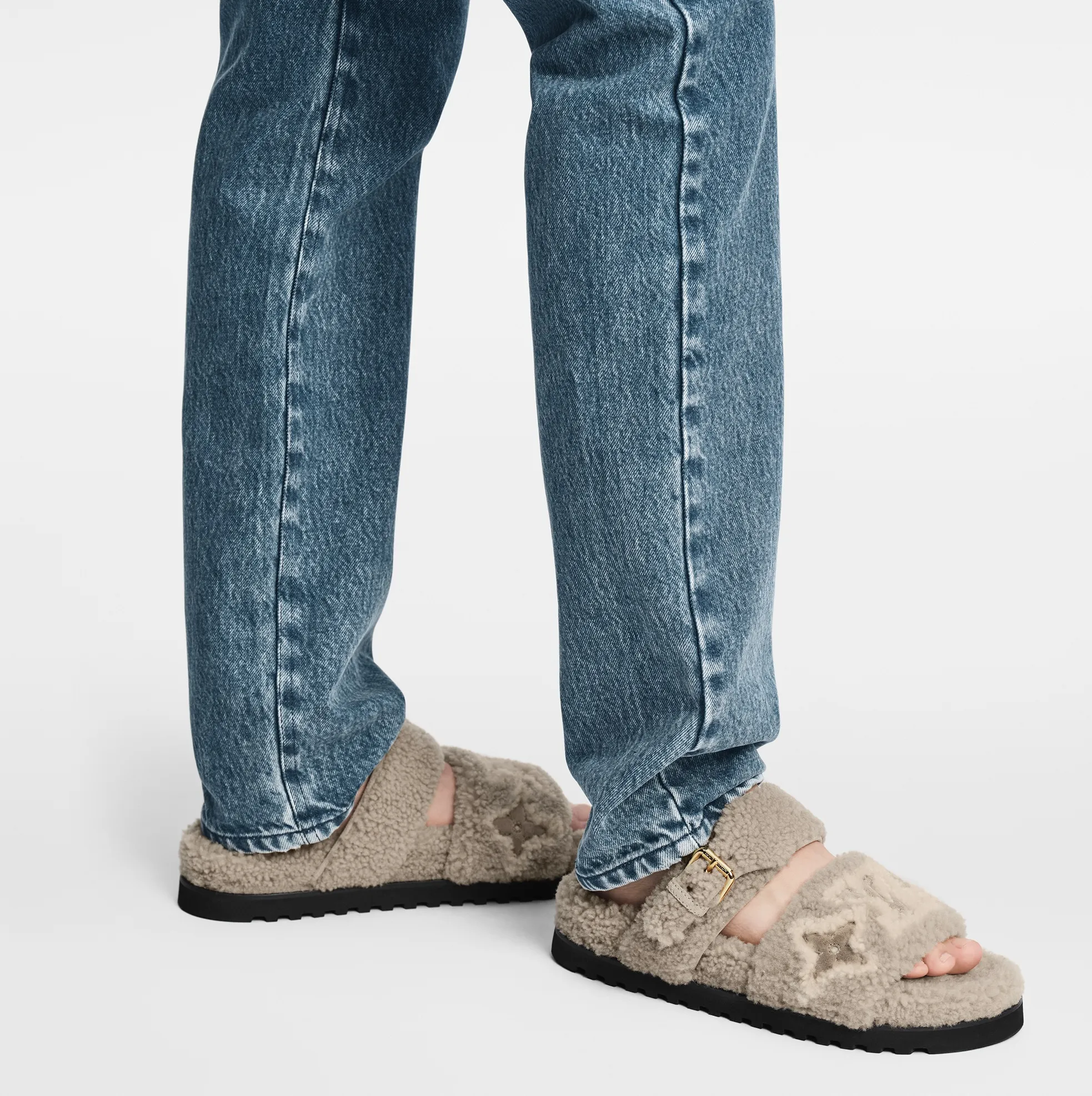 Iv belts replica Bagsaaa Paseo Flat Comfort Mules Nude 1AACSC