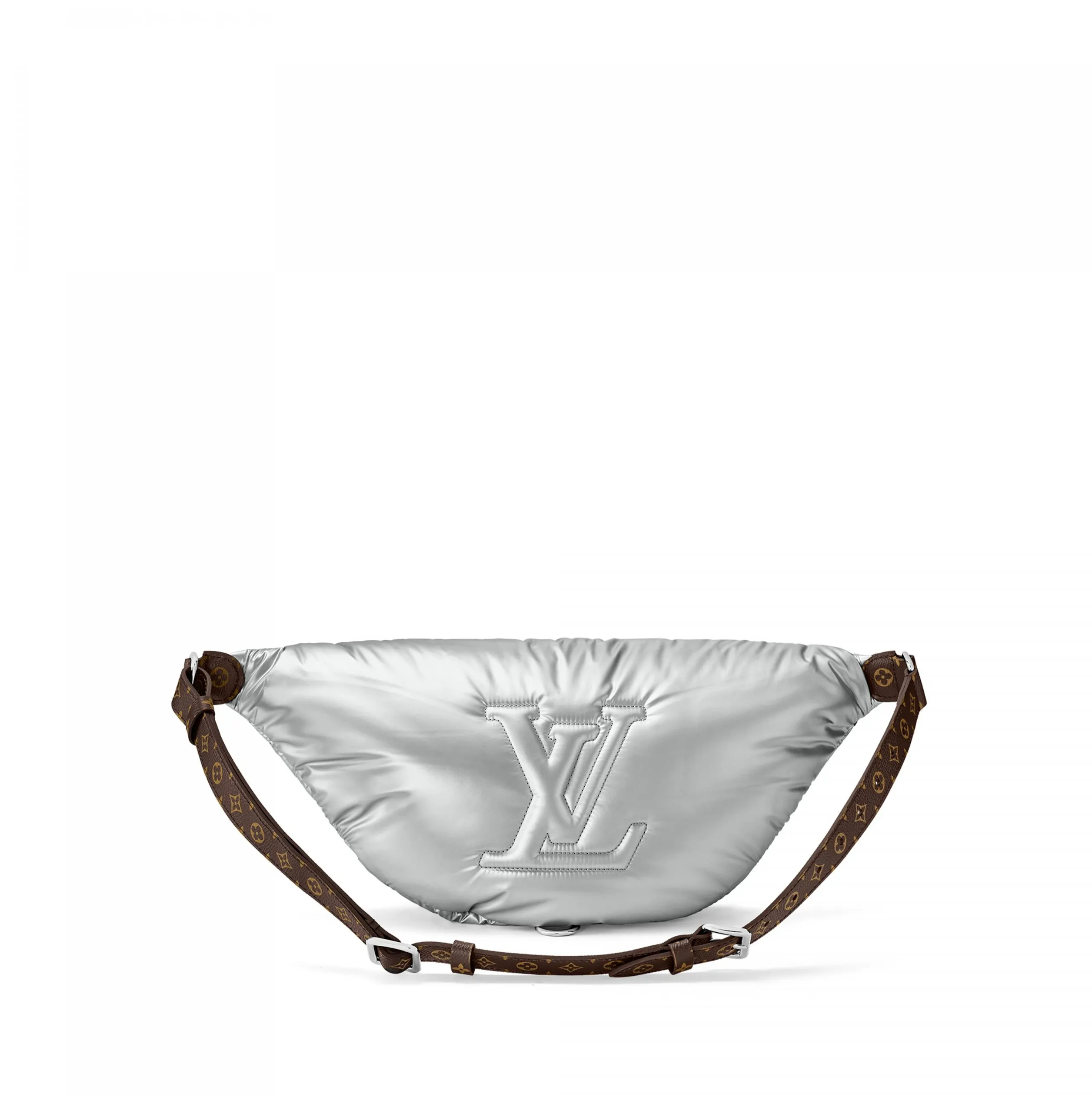 Replica ysl bags Bagsaaa Pillow Maxi Bumbag M20971 Silver