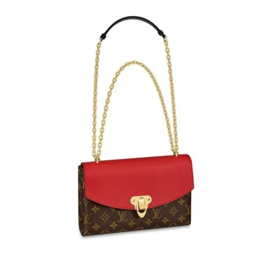 Shop shoulder bags Bagsaaa Saint Placide Black M43714 Cherry M43713 Burgundy M43715