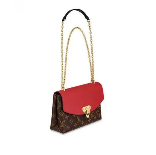 Shop shoulder bags Bagsaaa Saint Placide Black M43714 Cherry M43713 Burgundy M43715
