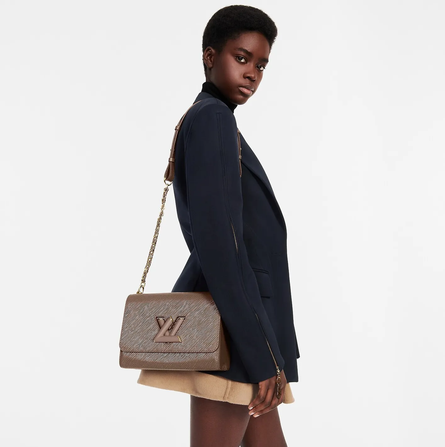 Replica bags Bagsaaa Smokey Brown M58772 Twist MM