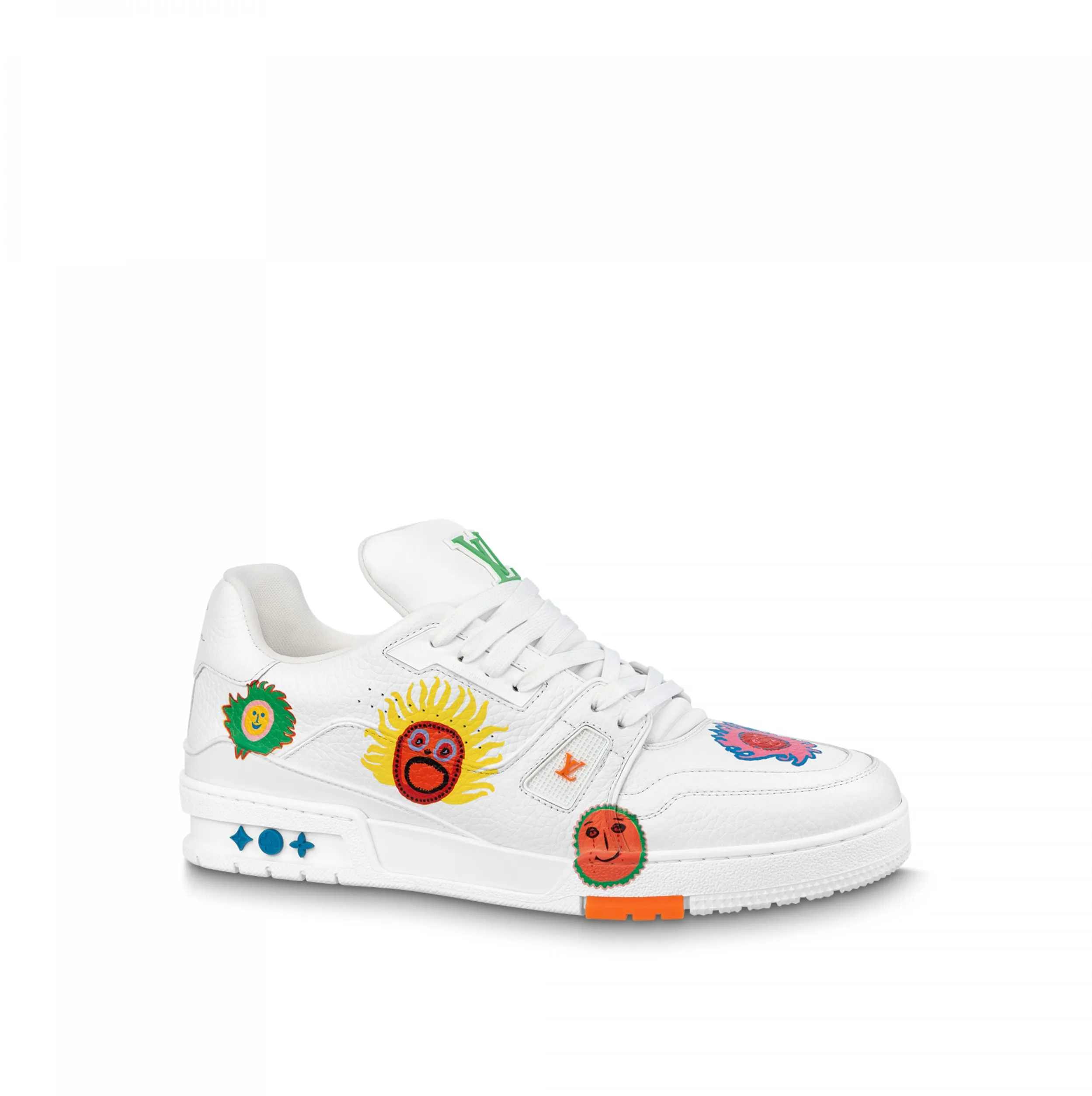 Bagsaaa Trainer Sneaker LV x YK LV White 1ABD39