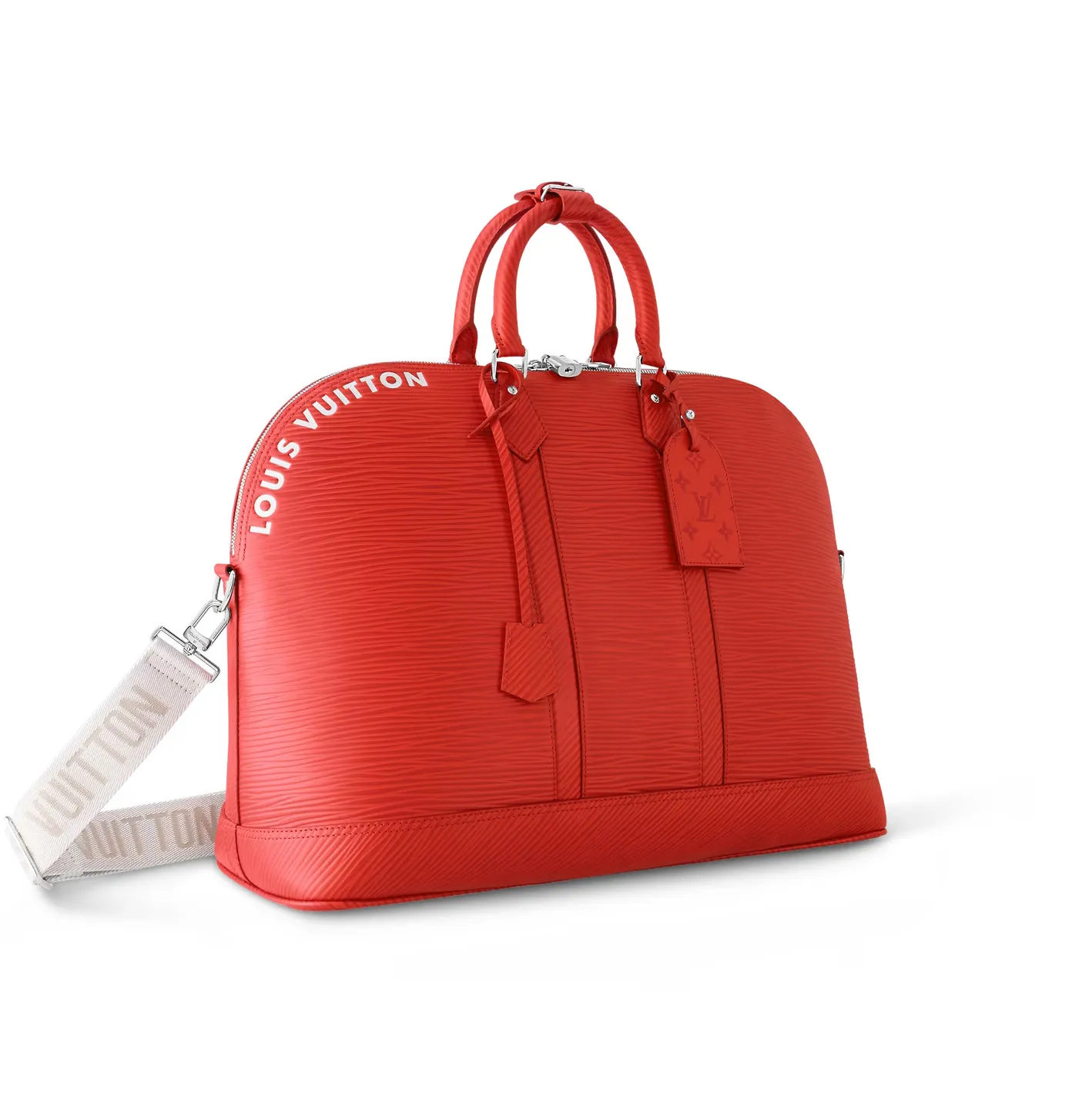 Balenciaga shoes replica Bagsaaa Vermillon Red M23717 Alma Travel GM