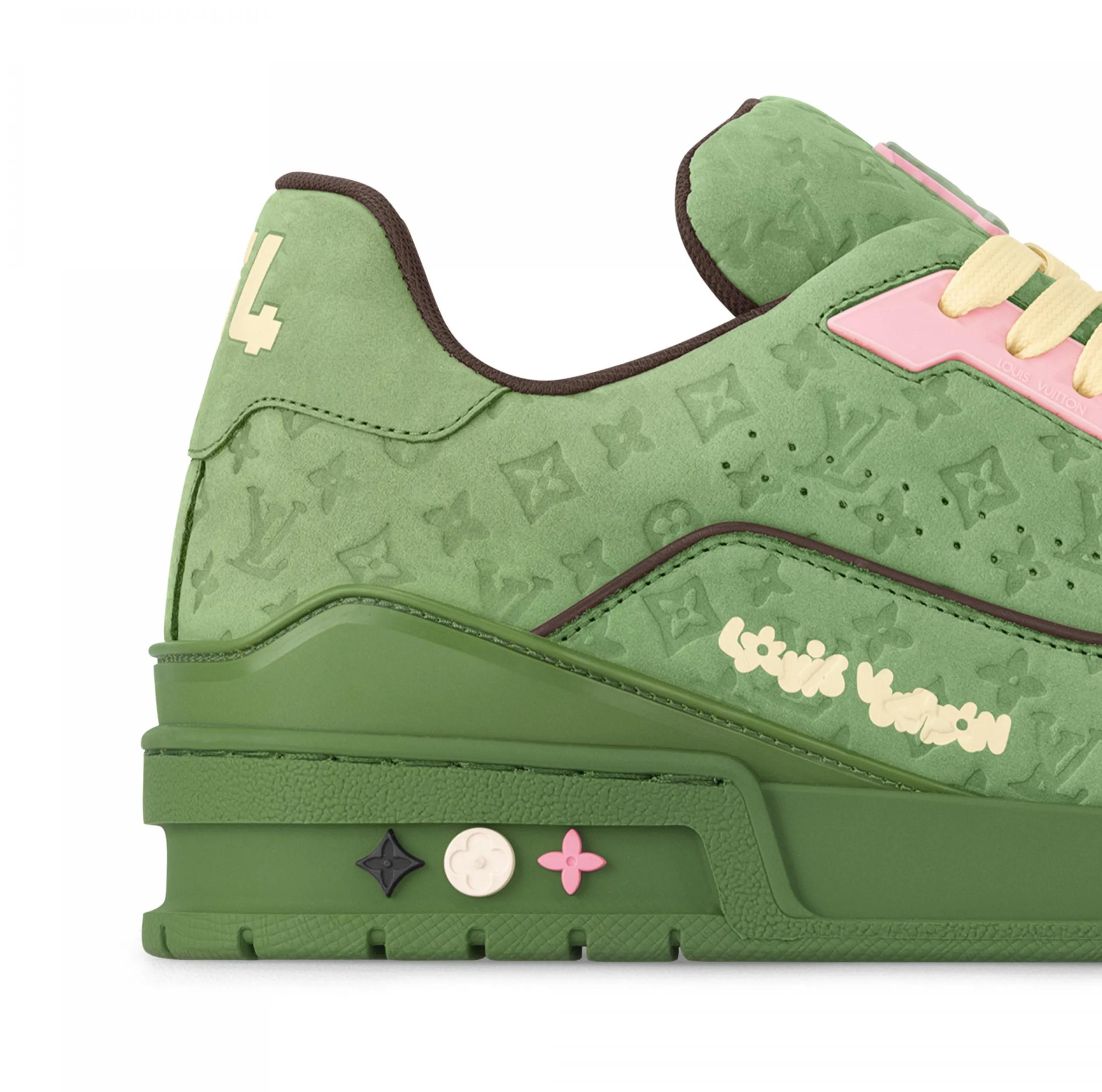 Replica shop Bagsaaa X Tyler 1ACR6H LV Trainer Sneaker Green