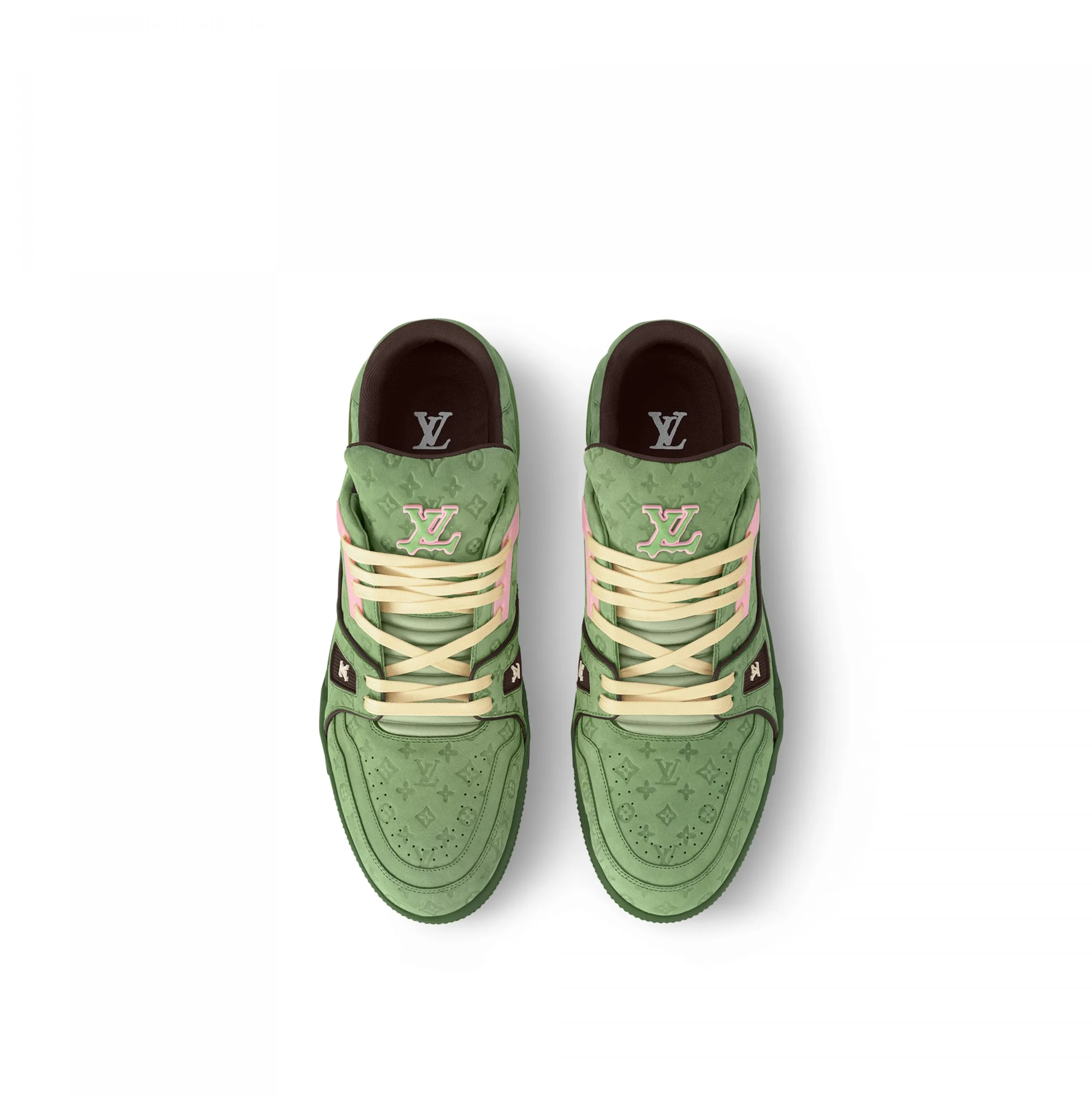Replica shop Bagsaaa X Tyler 1ACR6H LV Trainer Sneaker Green