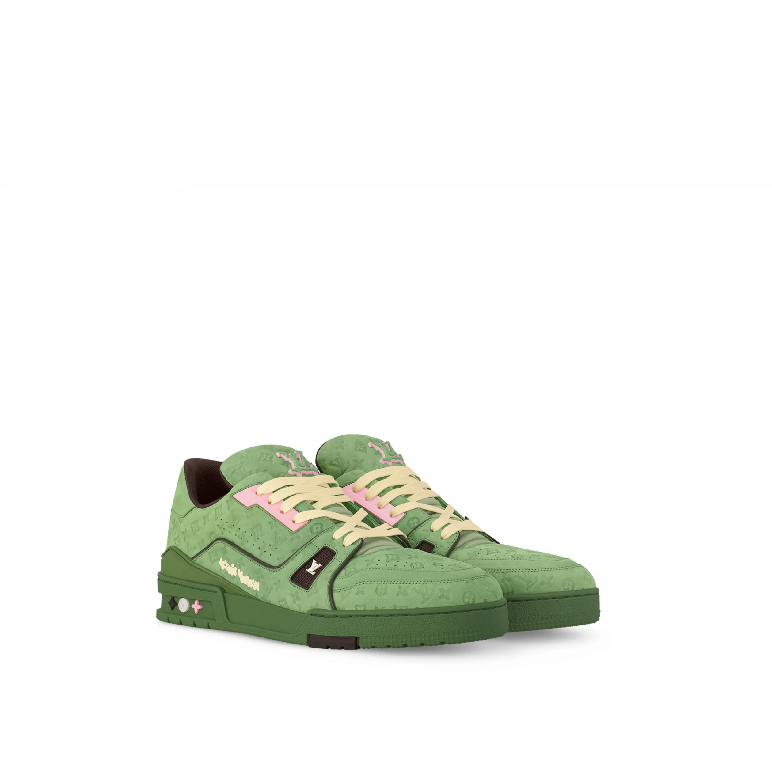 Replica shop Bagsaaa X Tyler 1ACR6H LV Trainer Sneaker Green