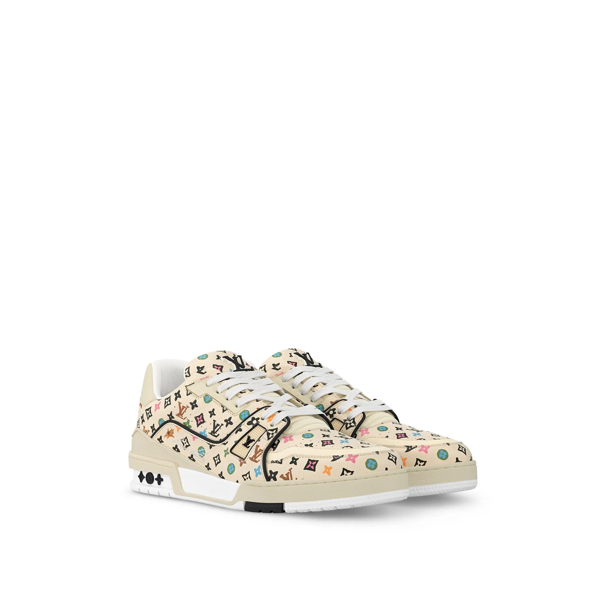 Iv belts replica Bagsaaa X Tyler 1ACXBX LV Trainer Sneaker Beige