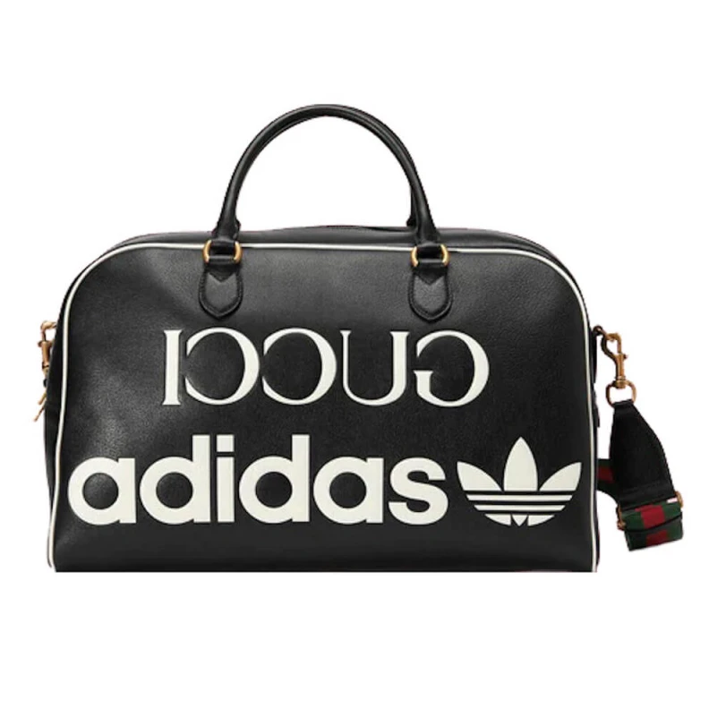 Zip closu Adidas x Gucci Large Duffle Bag