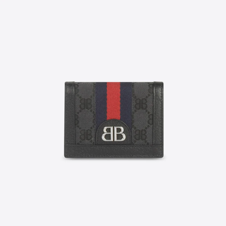 Hacker Car Balenciaga x Gucci Hacker Card Case Wallet Black
