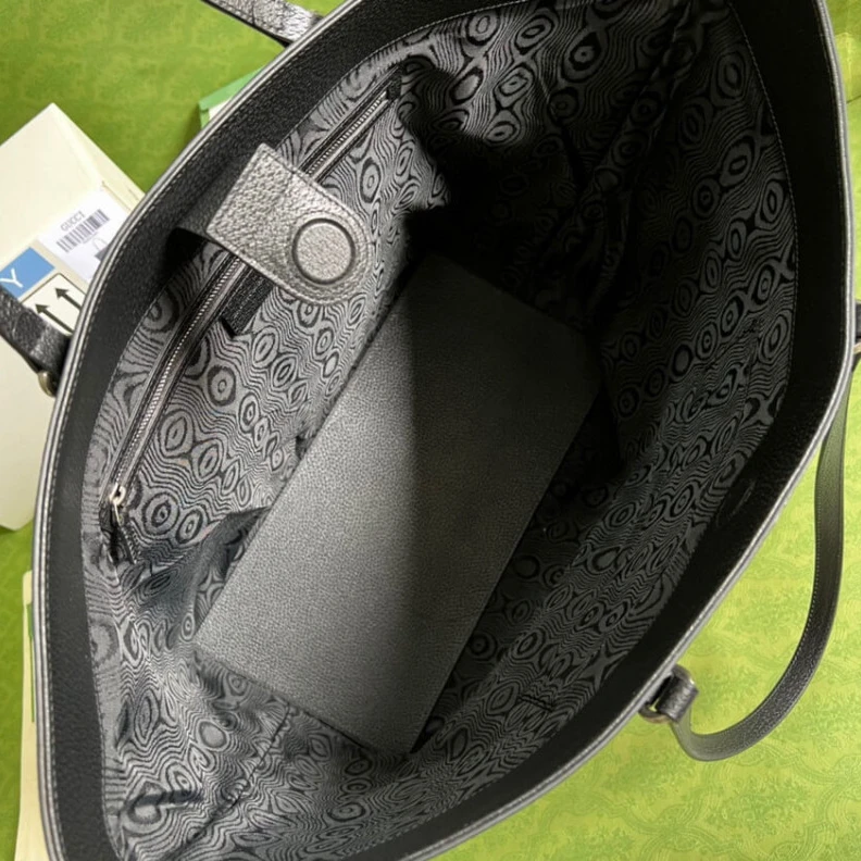 Louis vuitton locations 1 inner p Balenciaga x Gucci Hacker Large Tote Bag Black
