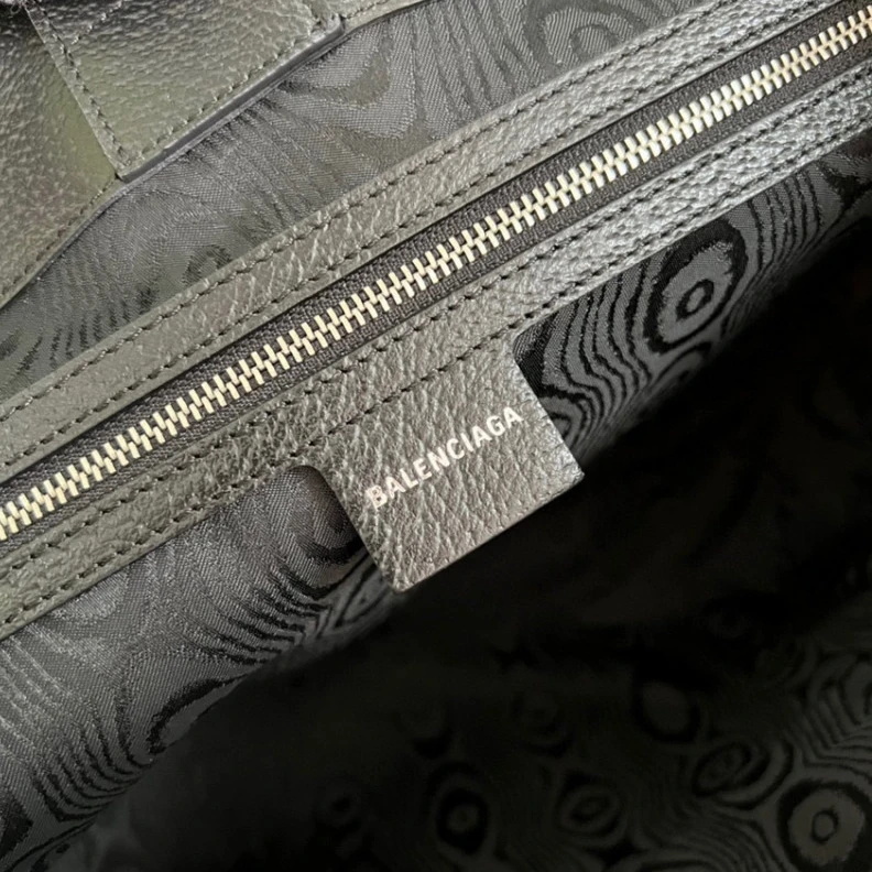 Replica bags lv Canvas ja Balenciaga x Gucci Hacker Medium Tote Bag Black