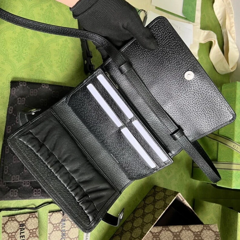 Louis vuitton locations 1 inner z Balenciaga x Gucci Hacker Mini Crossbody Bag Black
