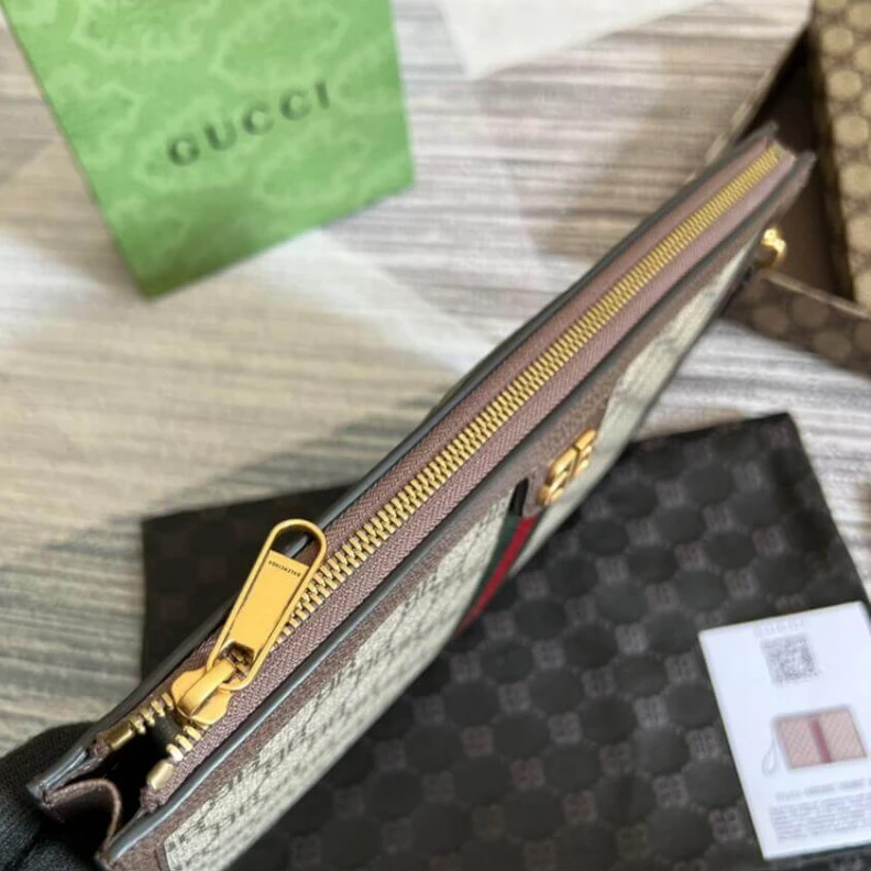 Kitlife Aged gold Balenciaga x Gucci Hacker Pouch Coffee