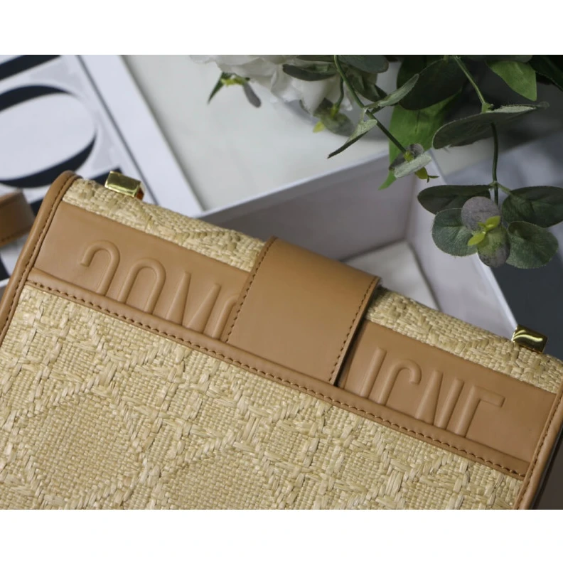 Louis vuitton locations The 30 Mon Christian Dior 30 Montaigne Bag in Natural Cannage Raffia