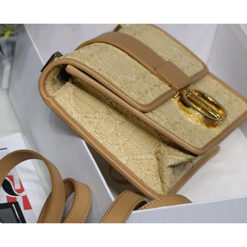 Louis vuitton locations The 30 Mon Christian Dior 30 Montaigne Bag in Natural Cannage Raffia