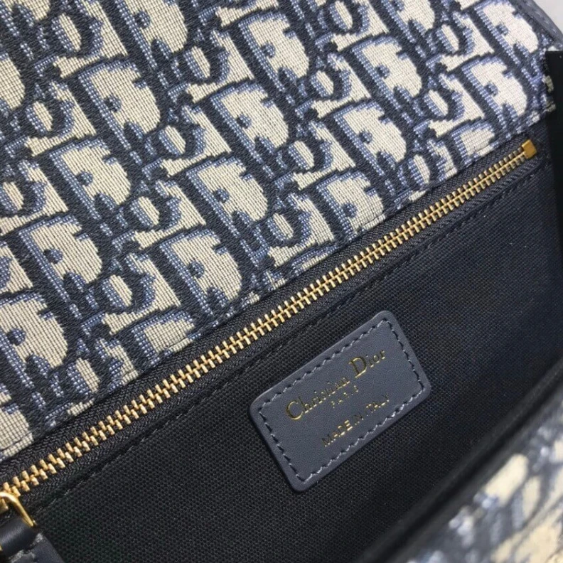 Replica ysl bags Style may Christian Dior 30 Montaigne Chain Bag Blue Oblique Jacquard