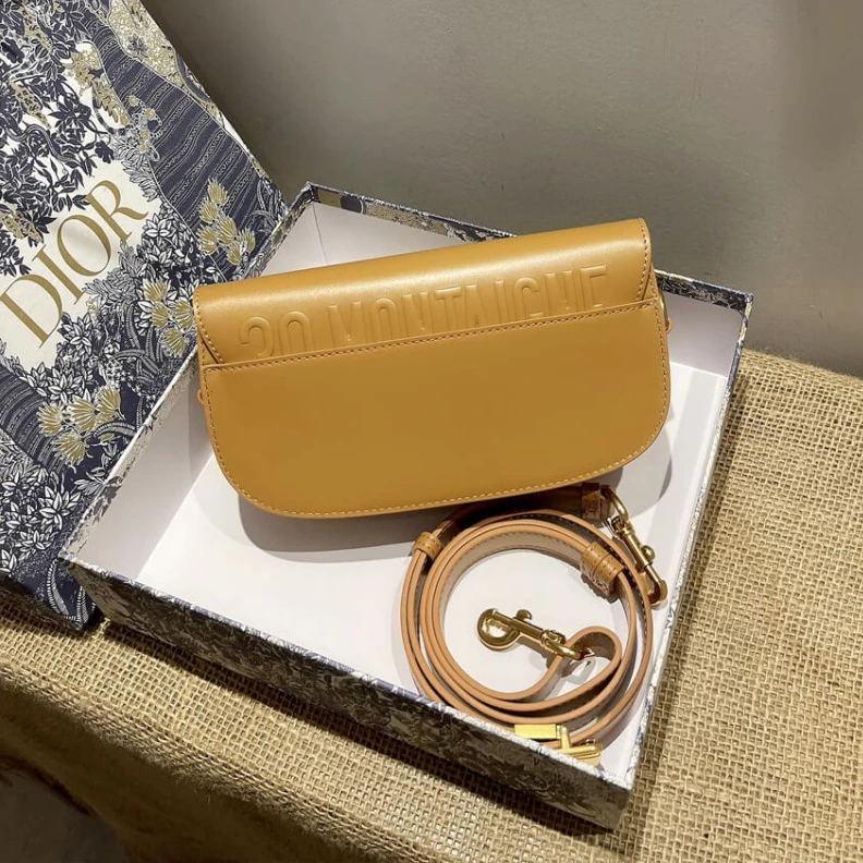 Louis vuitton locations Adjustabl Christian Dior Bobby East-West Bag M9327 in Amber Box Calfskin