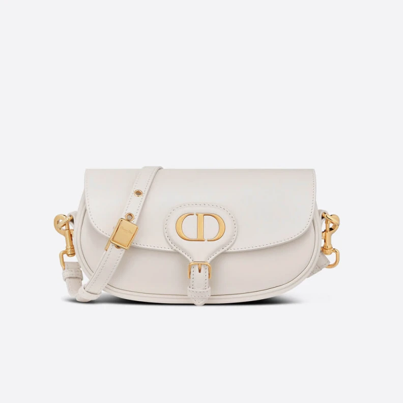 Internal Christian Dior Bobby East-West Bag M9327 in White Box Calfskin