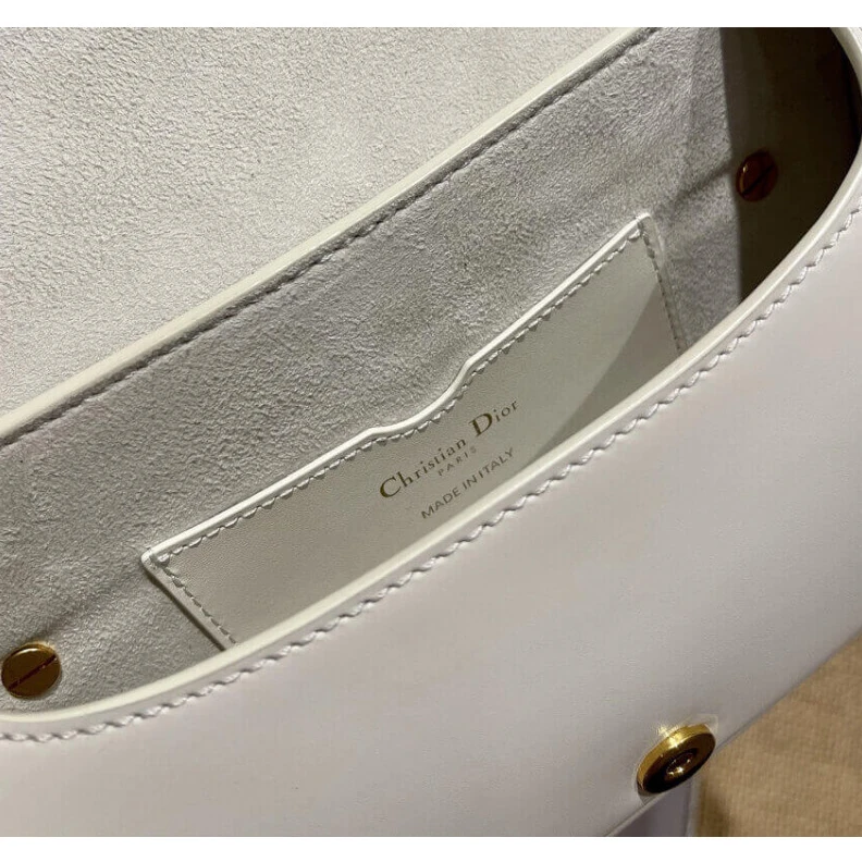 Louis vuitton locations Internal Christian Dior Bobby East-West Bag M9327 in White Box Calfskin