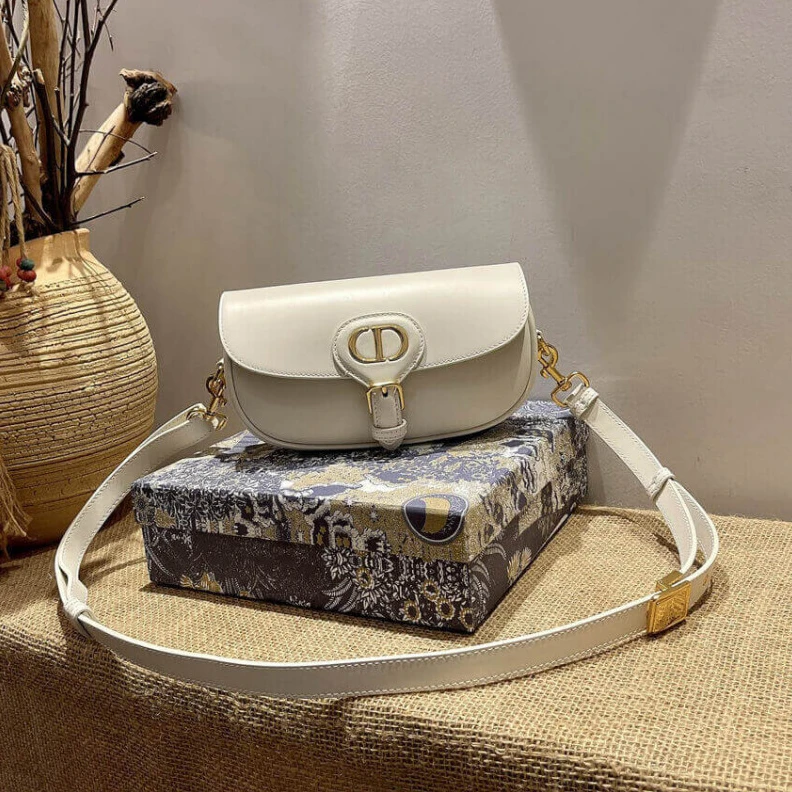 Louis vuitton locations Internal Christian Dior Bobby East-West Bag M9327 in White Box Calfskin