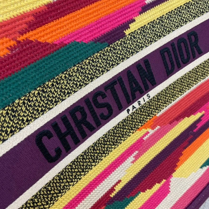 Lv belts replica Can be ca Christian Dior Book Tote Multicolor Patchwork Embroidery