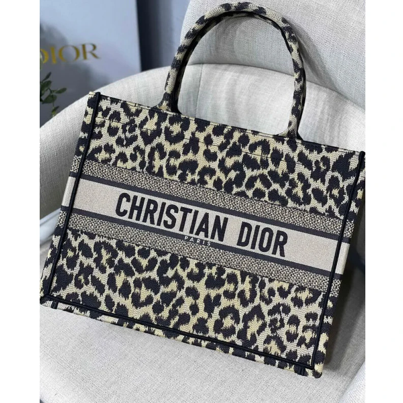 Lv belts replica Sacca pro Christian Dior Book Tote Ricamo Mizza Beige Multicolore