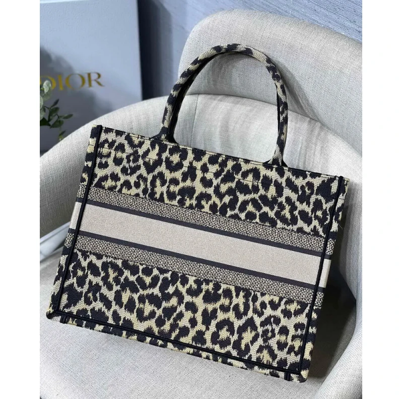 Lv belts replica Sacca pro Christian Dior Book Tote Ricamo Mizza Beige Multicolore