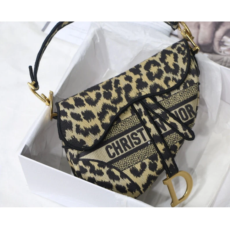 Replica ysl bags Maria Graz Christian Dior Borsa Saddle Ricamo Mizza beige multicolore