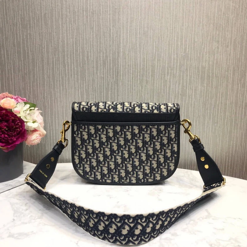 Replica bags 'Christia Christian Dior Large Bobby Bag Blue Oblique Jacquard