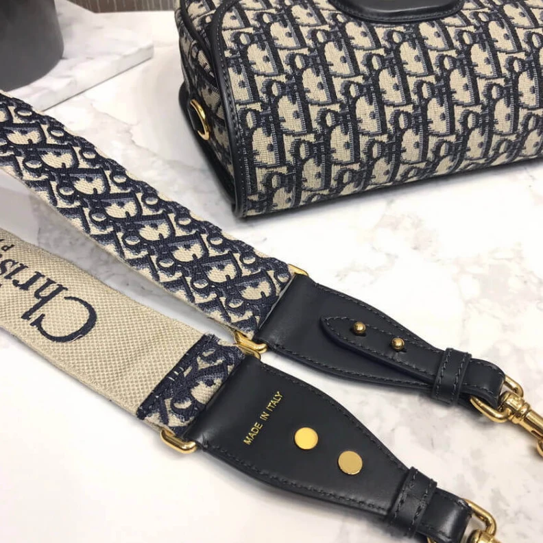 Replica bags 'Christia Christian Dior Large Bobby Bag Blue Oblique Jacquard