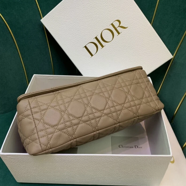 Replica valentino bags The bag m Christian Dior Medium Caro Bag Warm Taupe Supple Cannage Calfskin