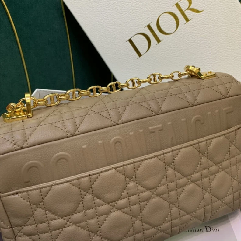 Replica valentino bags The bag m Christian Dior Medium Caro Bag Warm Taupe Supple Cannage Calfskin