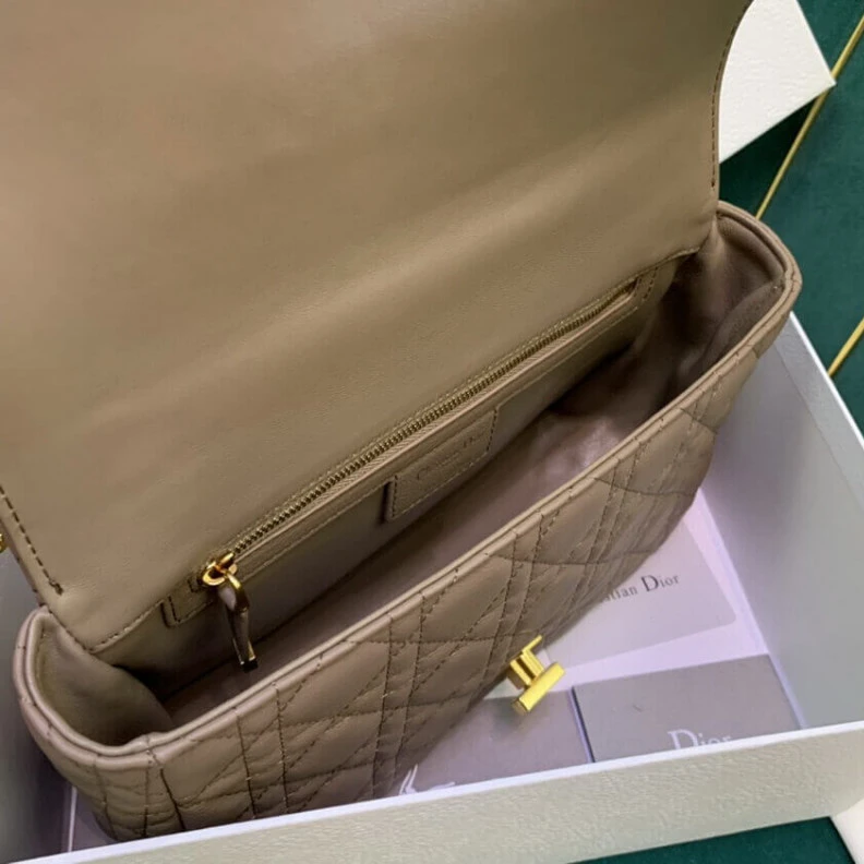 Replica valentino bags The bag m Christian Dior Medium Caro Bag Warm Taupe Supple Cannage Calfskin
