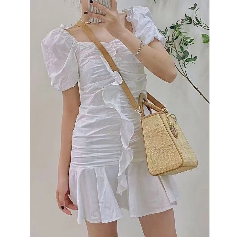 Replica bags Interior Christian Dior Medium Lady Dior Bag in Natural Cannage Raffia