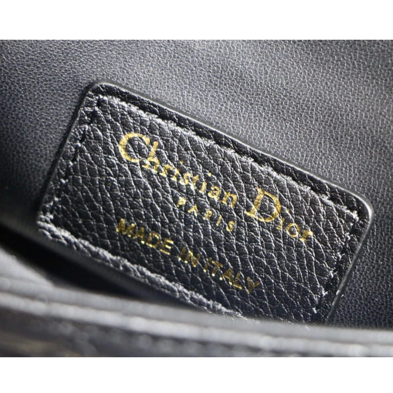 Louis vuitton locations 13 x 8 x Christian Dior Micro Caro Bag Black Supple Cannage Calfskin