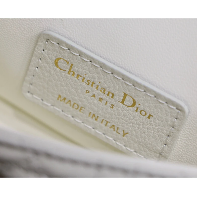 Replica valentino bags The Dior C Christian Dior Micro Caro Bag White Supple Cannage Calfskin